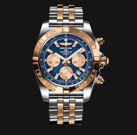 breitling watch blue face